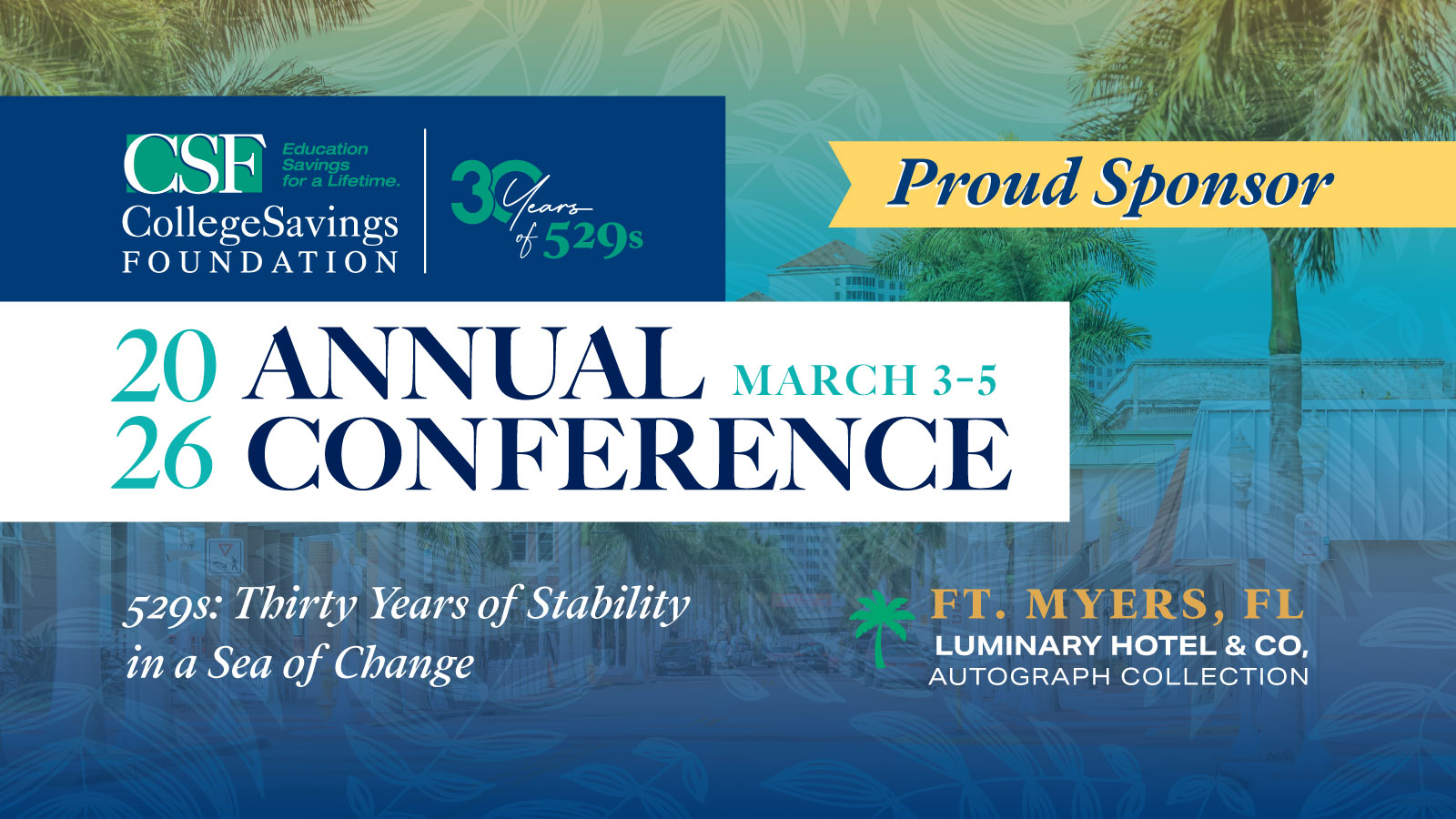 Givebacks is a proud sponsor of the College Savings Foundation Conference